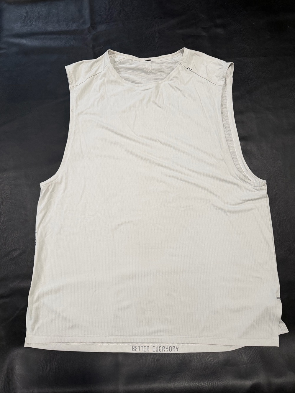 Lululemon White Sleeveless Athletic Tank - 'Better Everyday'